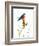 Bird and Honey Bee Print-Blenda Tyvoll-Framed Premium Giclee Print