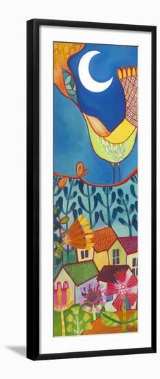 Bird and Moon-Carla Bank-Framed Giclee Print
