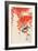 Bird and Red Ivy-Koson Ohara-Framed Premium Giclee Print