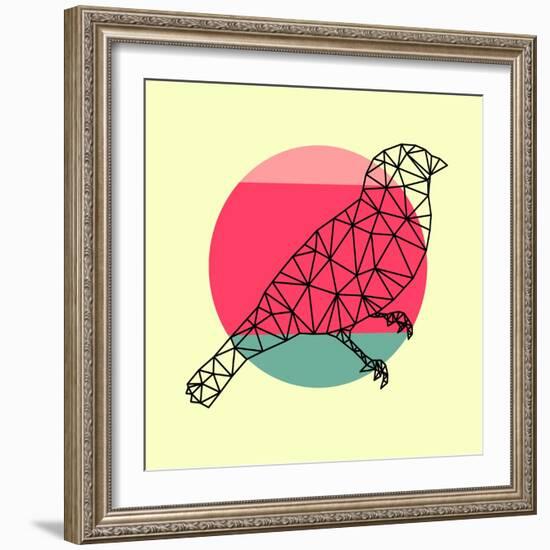 Bird and Sunset-Lisa Kroll-Framed Art Print