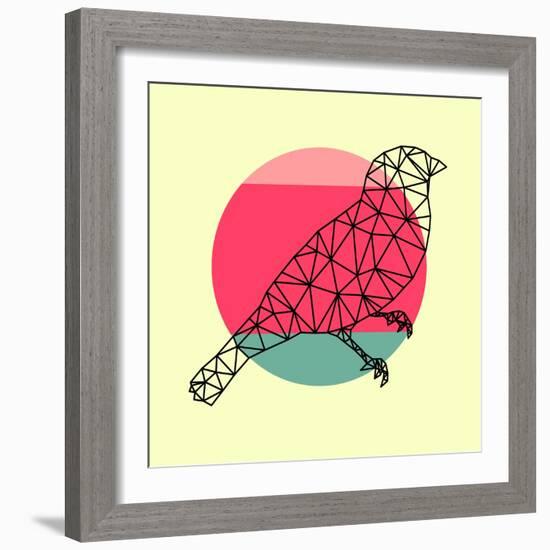 Bird and Sunset-Lisa Kroll-Framed Art Print