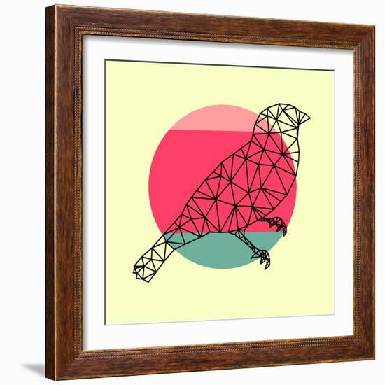 Bird and Sunset-Lisa Kroll-Framed Art Print