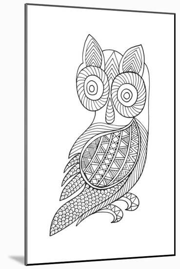 Bird Baby Owl-Neeti Goswami-Mounted Art Print
