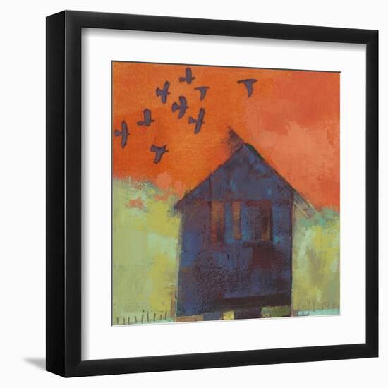 Bird Barn II-Sue Jachimiec-Framed Art Print