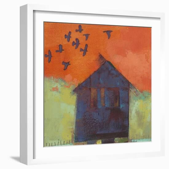 Bird Barn II-Sue Jachimiec-Framed Art Print