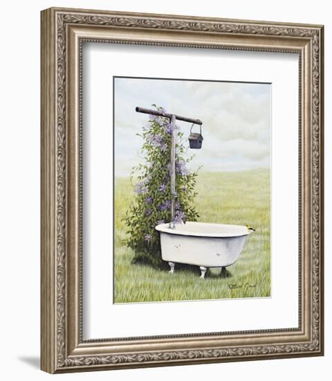 Bird Bath-Kathleen Green-Framed Giclee Print