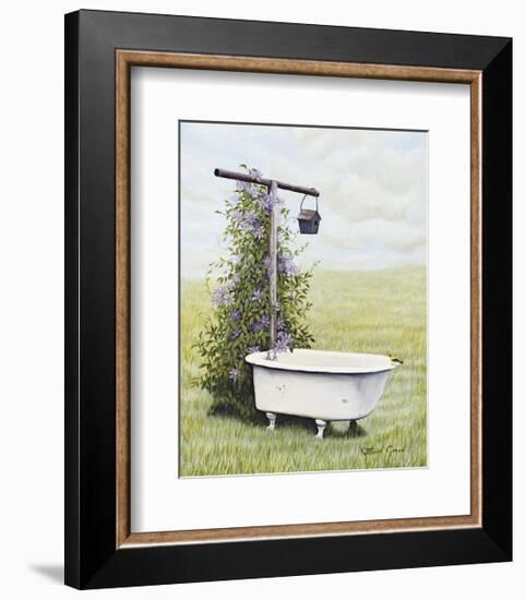 Bird Bath-Kathleen Green-Framed Giclee Print