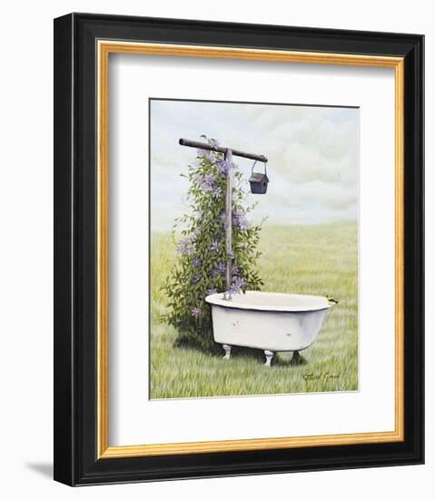 Bird Bath-Kathleen Green-Framed Giclee Print