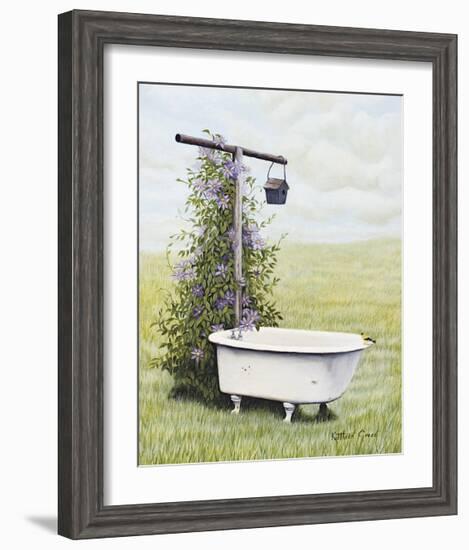 Bird Bath-Kathleen Green-Framed Giclee Print