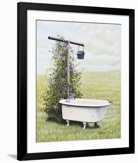 Bird Bath-Kathleen Green-Framed Giclee Print