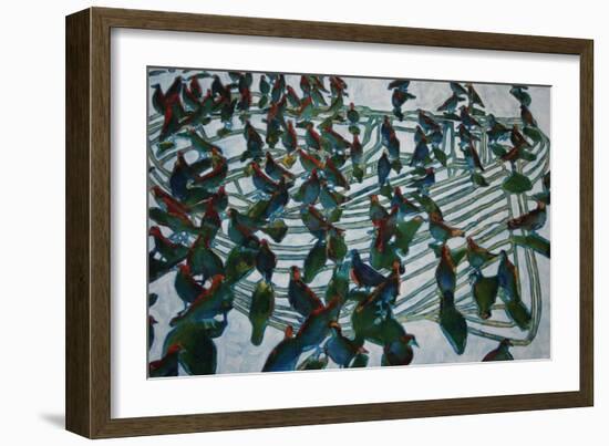 Bird Boat 3-Graham Dean-Framed Giclee Print