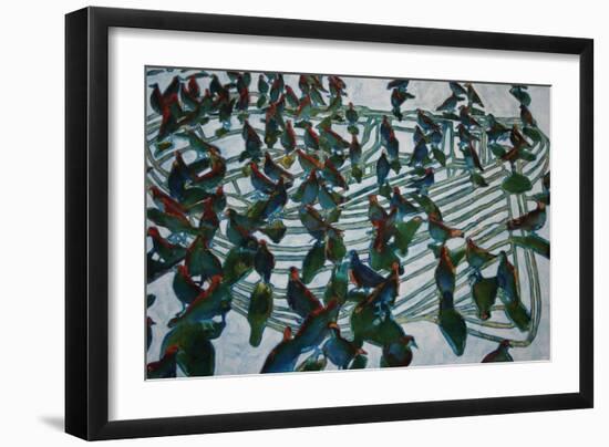 Bird Boat 3-Graham Dean-Framed Giclee Print
