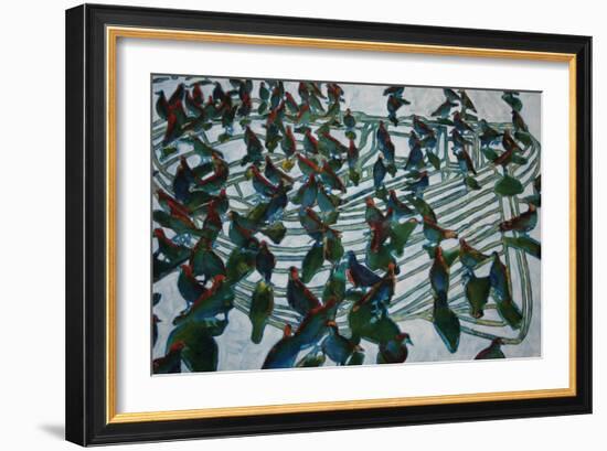 Bird Boat 3-Graham Dean-Framed Giclee Print