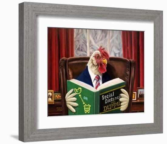 Bird Brain-Lucia Heffernan-Framed Art Print