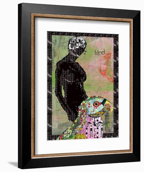 BIRD BRAIN-Ricki Mountain-Framed Art Print