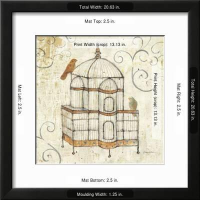 Bird Cage I Art Print By Avery Tillmon Art Com