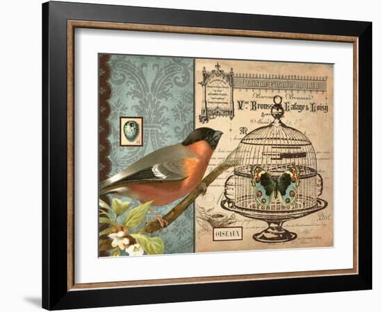 Bird & Cage I-Gwendolyn Babbitt-Framed Art Print