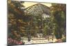 Bird Cage in Zoo, St. Louis, Missouri-null-Mounted Art Print