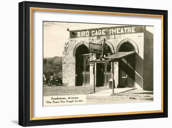 Bird Cage Theatre, Tombstone, Arizona-null-Framed Art Print