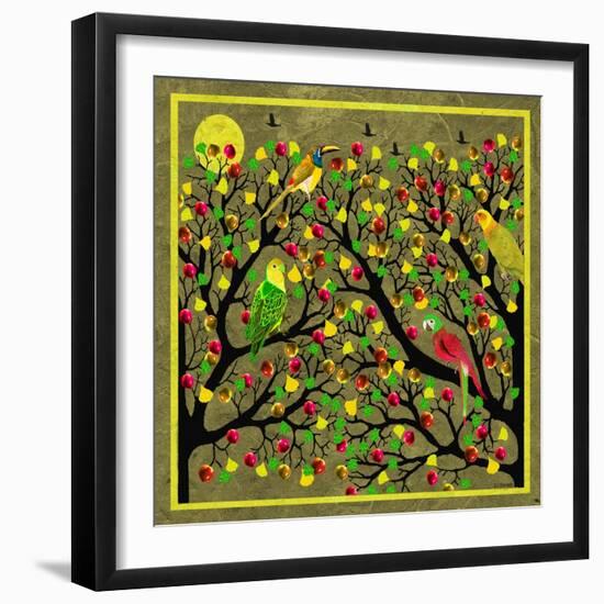 Bird Calls 16-David Sheskin-Framed Giclee Print