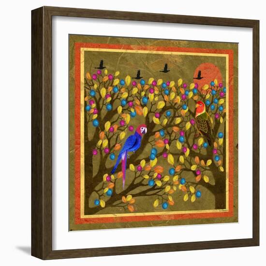 Bird Calls 23-David Sheskin-Framed Giclee Print