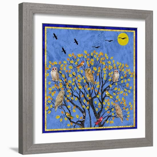 Bird Calls 27-David Sheskin-Framed Giclee Print