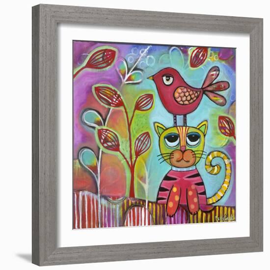 Bird Cat-Carla Bank-Framed Giclee Print