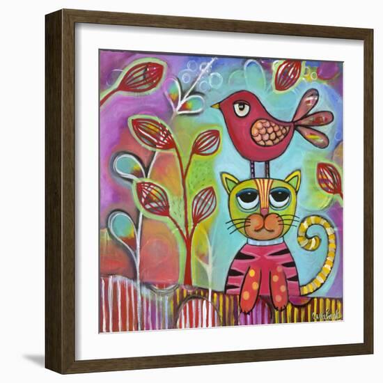 Bird Cat-Carla Bank-Framed Giclee Print