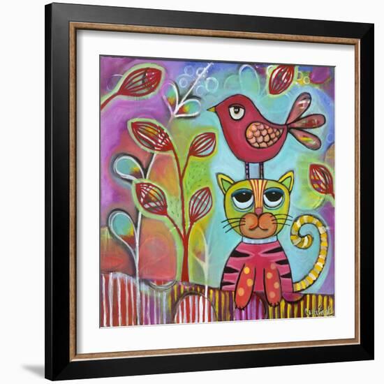 Bird Cat-Carla Bank-Framed Giclee Print