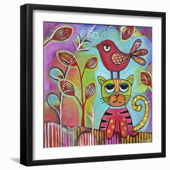 Bird Cat-Carla Bank-Framed Giclee Print