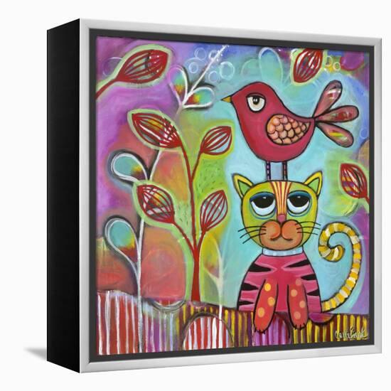 Bird Cat-Carla Bank-Framed Premier Image Canvas