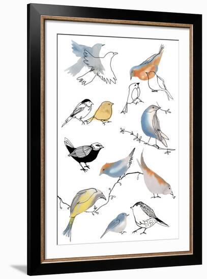 Bird Chorus-Sandra Jacobs-Framed Giclee Print