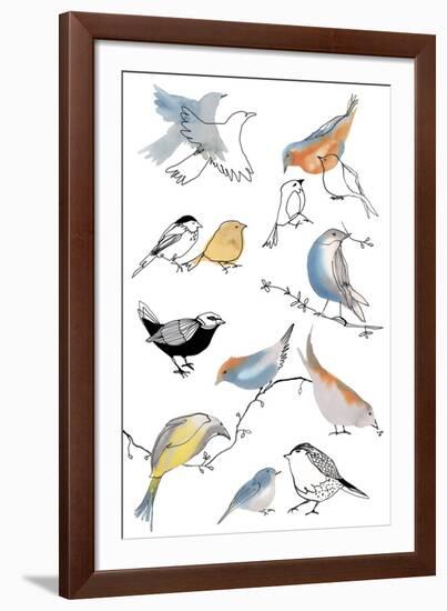 Bird Chorus-Sandra Jacobs-Framed Giclee Print