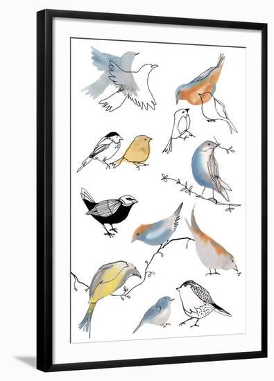 Bird Chorus-Sandra Jacobs-Framed Giclee Print