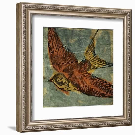 Bird Collage No. 1-John W^ Golden-Framed Art Print
