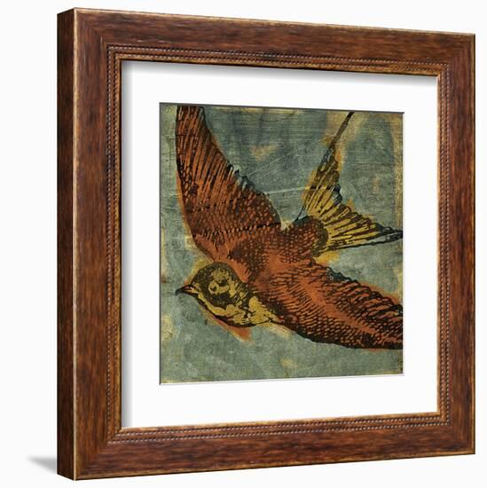 Bird Collage No. 1-John W^ Golden-Framed Art Print