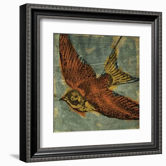 Bird Collage No. 1-John W^ Golden-Framed Art Print