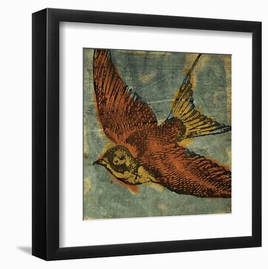 Bird Collage No. 1-John W^ Golden-Framed Art Print