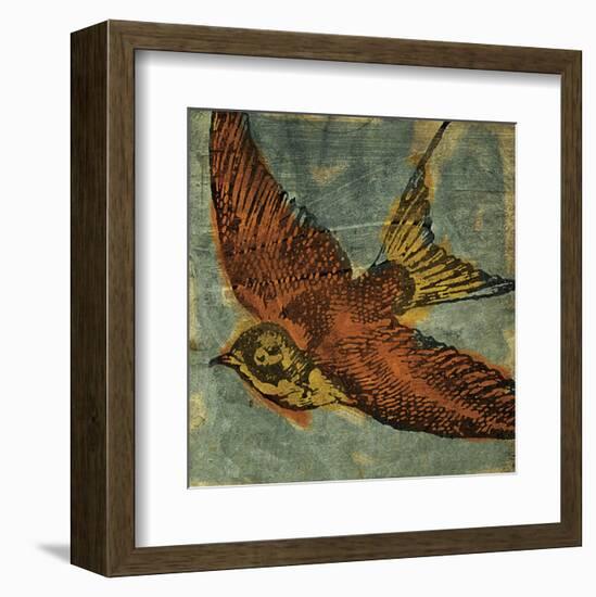 Bird Collage No. 1-John W^ Golden-Framed Art Print