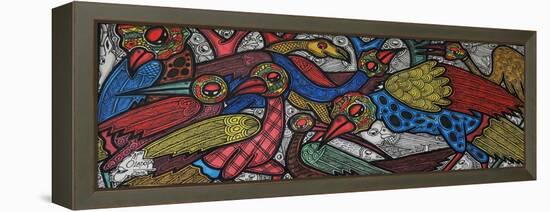 Bird Conference-Muktair Oladoja-Framed Premier Image Canvas