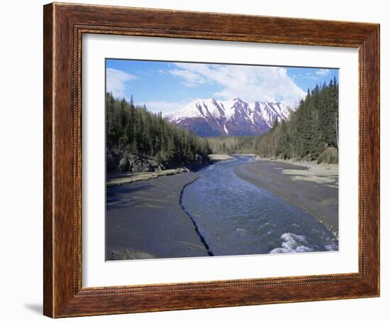 Bird Creek Along the Seward Highway, Girdwood, Alaska, USA-Alison Wright-Framed Photographic Print