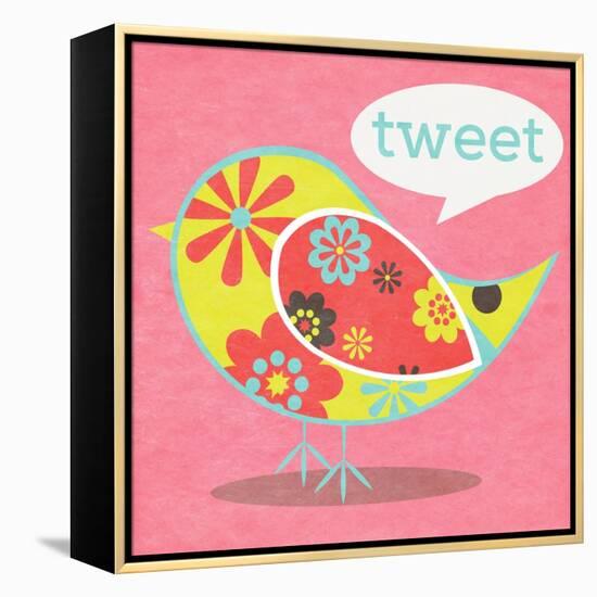 Bird Floral Pattern I-SD Graphics Studio-Framed Stretched Canvas