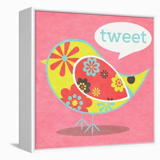 Bird Floral Pattern I-SD Graphics Studio-Framed Stretched Canvas