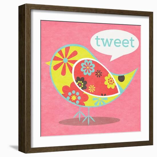 Bird Floral Pattern I-SD Graphics Studio-Framed Art Print