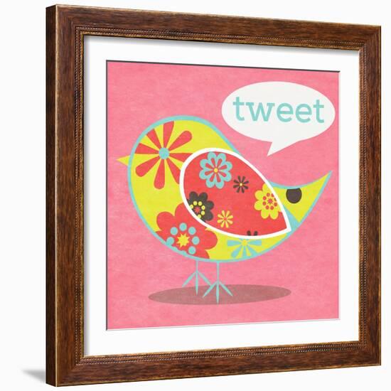 Bird Floral Pattern I-SD Graphics Studio-Framed Art Print