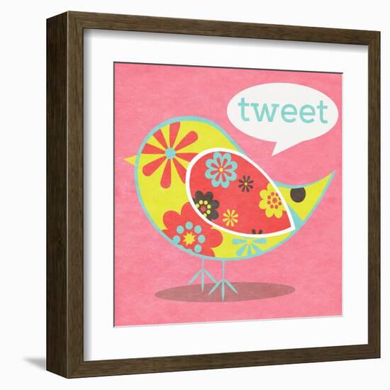 Bird Floral Pattern I-SD Graphics Studio-Framed Art Print