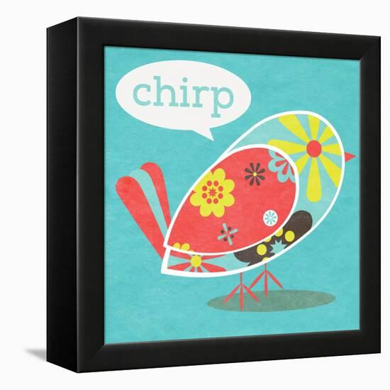 Bird Floral Pattern II-SD Graphics Studio-Framed Stretched Canvas