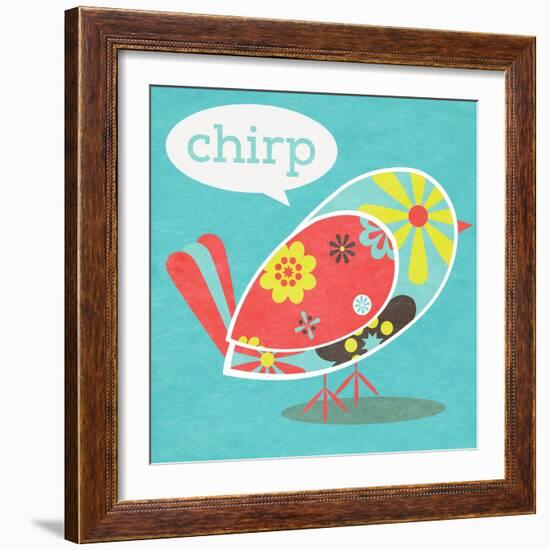 Bird Floral Pattern II-SD Graphics Studio-Framed Art Print