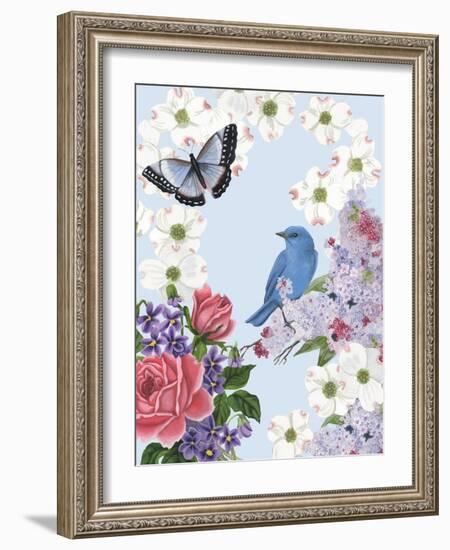 Bird Garden I-Naomi McCavitt-Framed Art Print