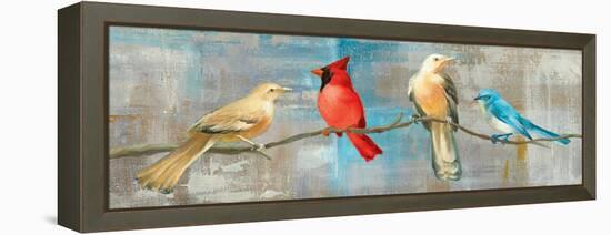 Bird Gossip-Danhui Nai-Framed Stretched Canvas